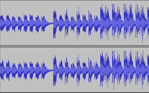 Picture that shows an audio signal